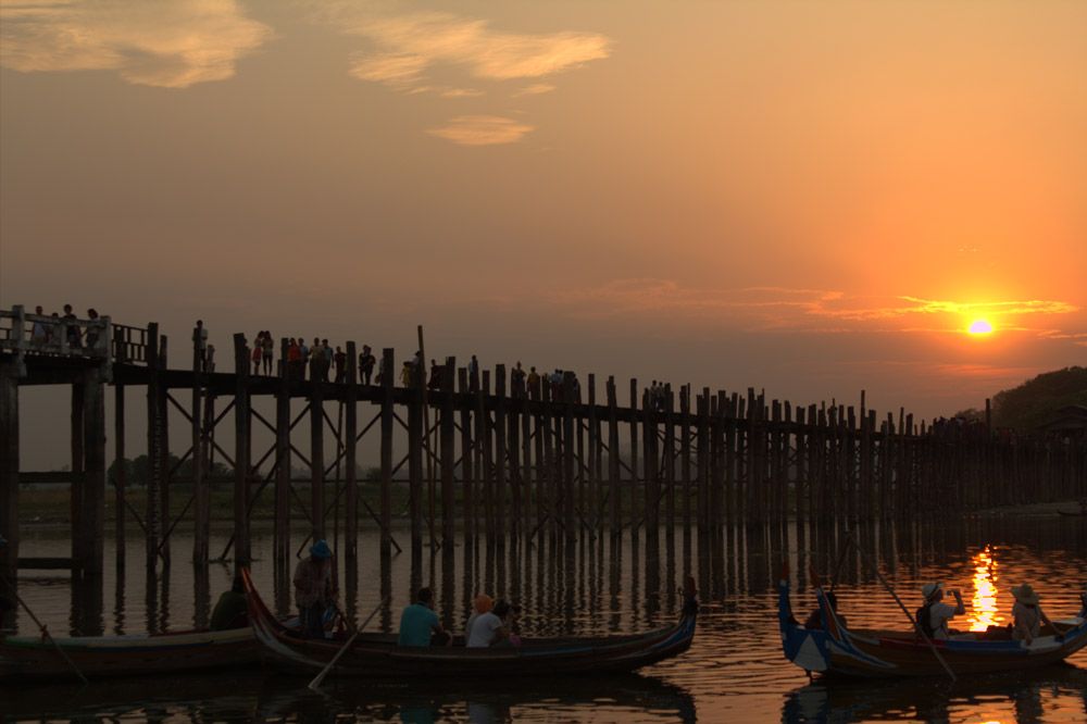 Chia sẻ kinh nghiệm du lịch bụi Myanmar 17 - Cầu U Bein