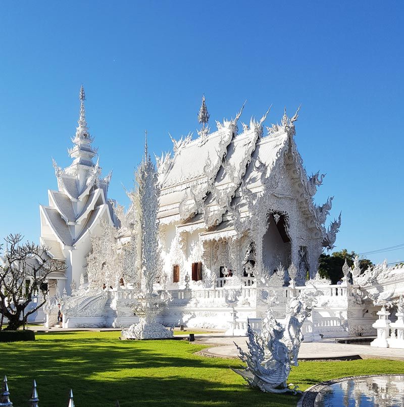 Kinh nghiệm du lịch bụi Thái Lan 1 - Đền Trắng White Temple
