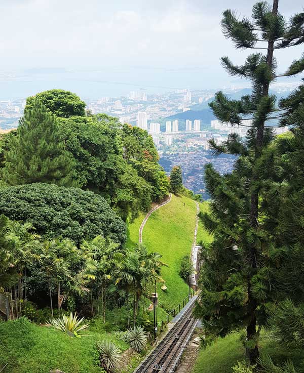 Sharing experience of backpacking Penang Malaysia 18 - Penang Hill view