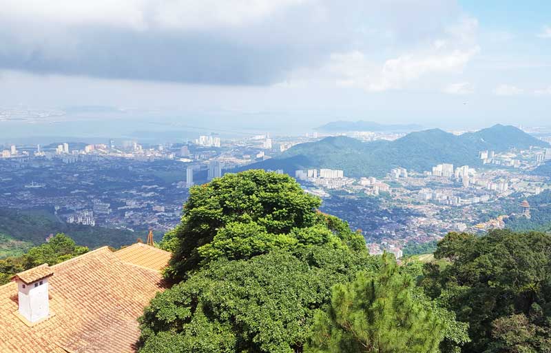 Sharing experience of backpacking Penang Malaysia 24 - Penang Hill View