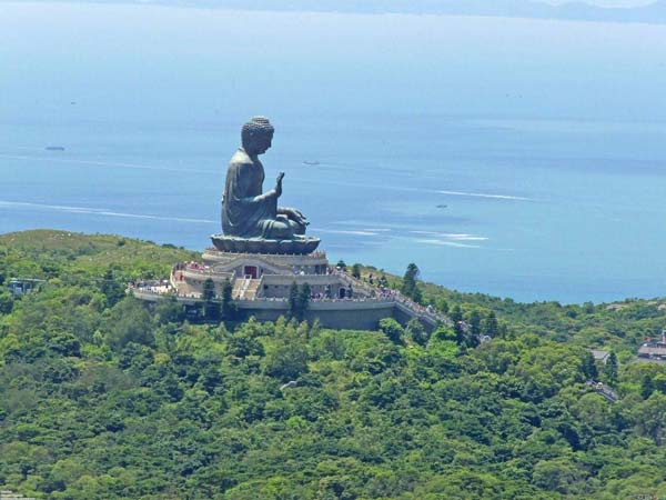 Chia sẻ kinh nghiệm du lịch bụi Hồng Kông - Tượng Phật Thiên Tân
