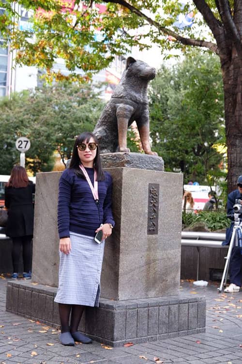 Tượng chú chó Hachiko Memorial Statue